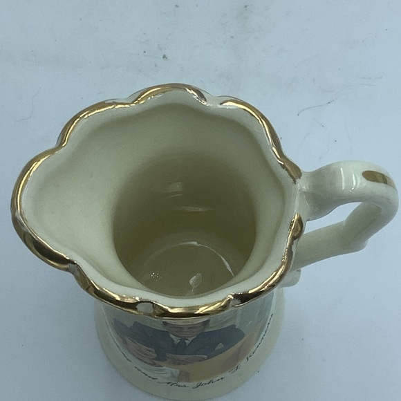 Vintage President and Mrs. John F. Kennedy Small Souvenir Pitcher - Picture 4 of 4
